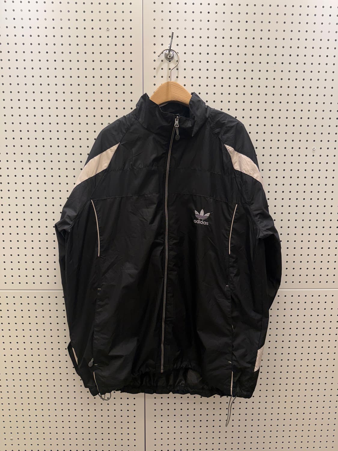 90s 아디다스 올드스쿨 박시핏 배색 바람막이 U304 상품이미지2