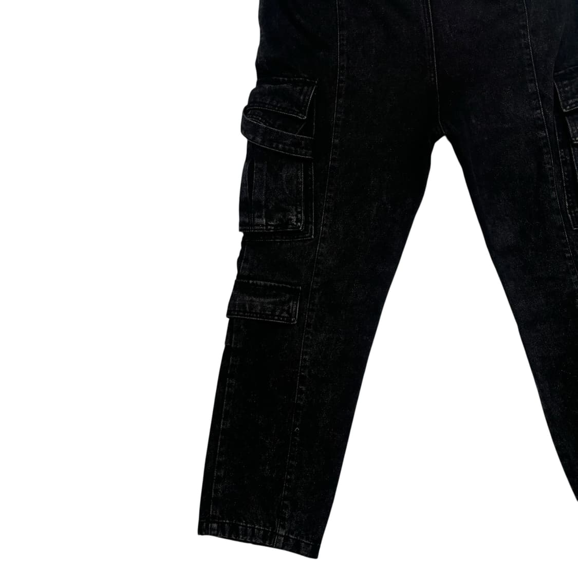 19ss 준지 데님 카고 흑청 팬츠 34 inch 상품이미지6