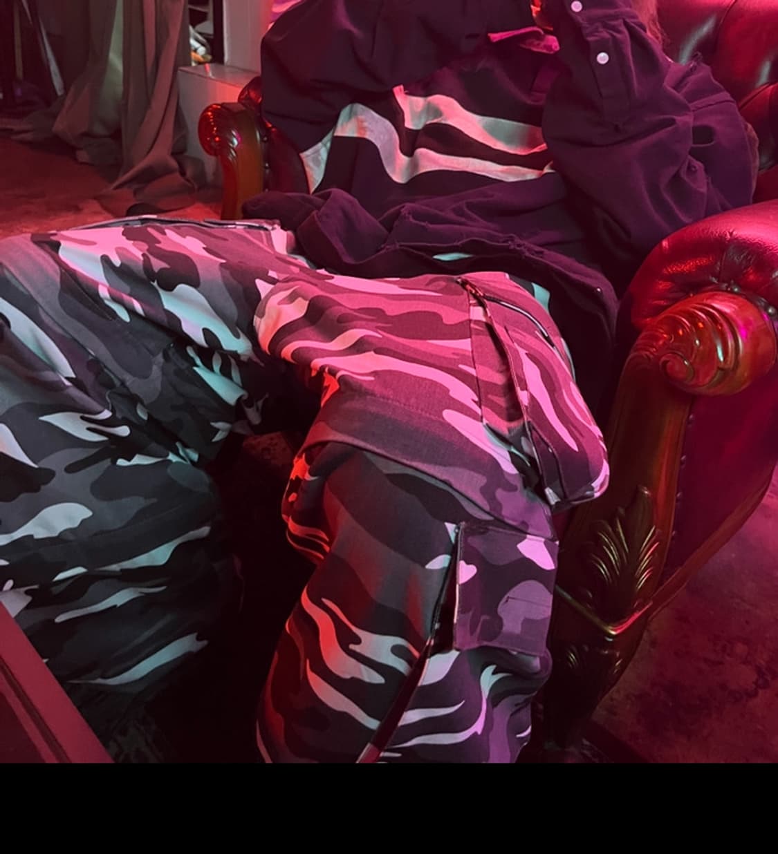 프로젝트 G/R 오버사이즈 컨버터블 카고 팬츠 시티 카모 상품이미지3