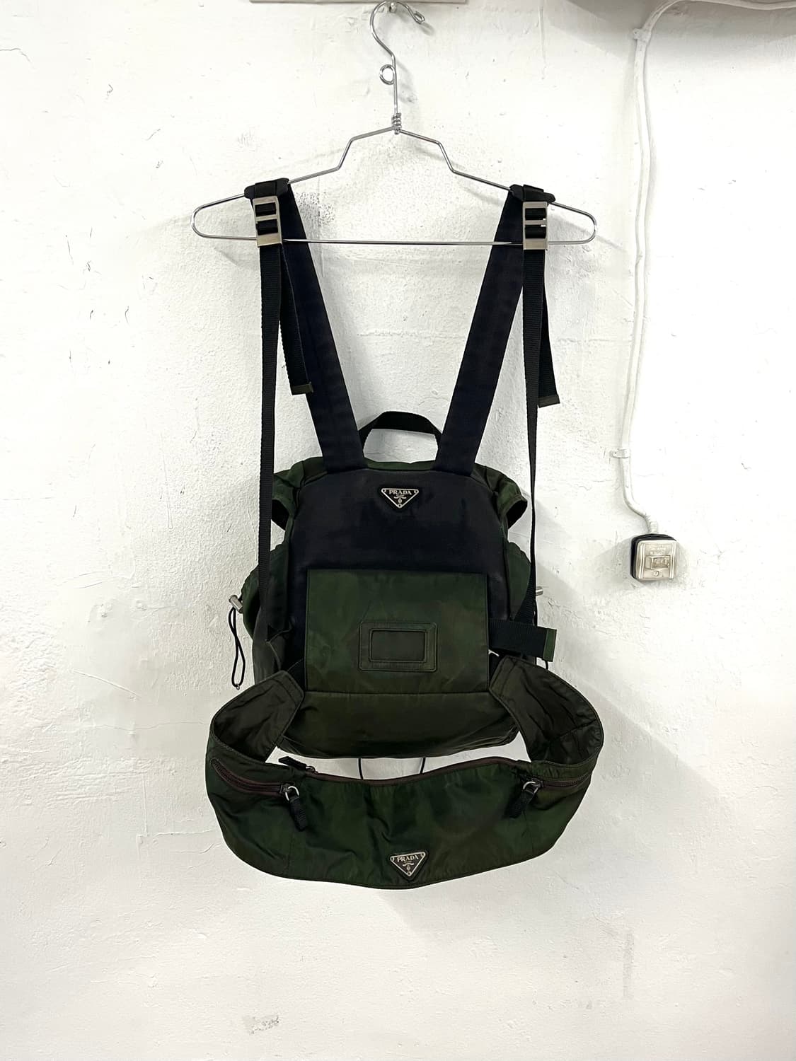 프라다 1998 아카이브 밀리터리 포코노 나일론 백팩 상품이미지2