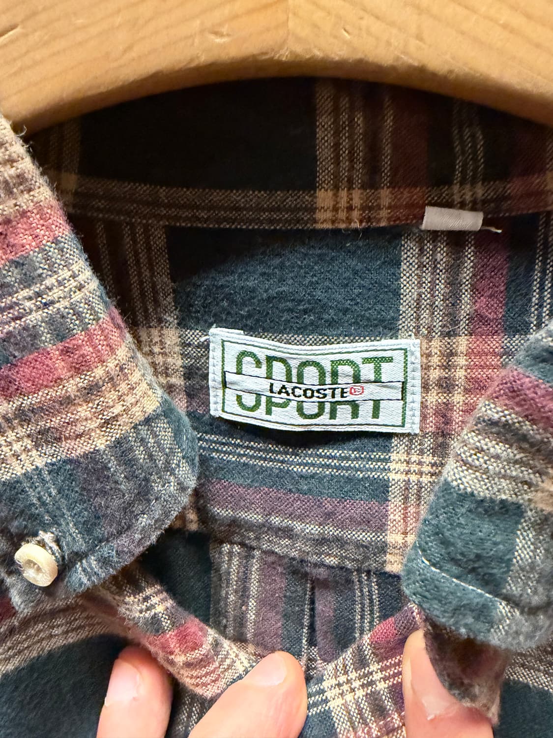 Lacoste check shirt / 라코스테 클래식 체크 셔츠  상품이미지5