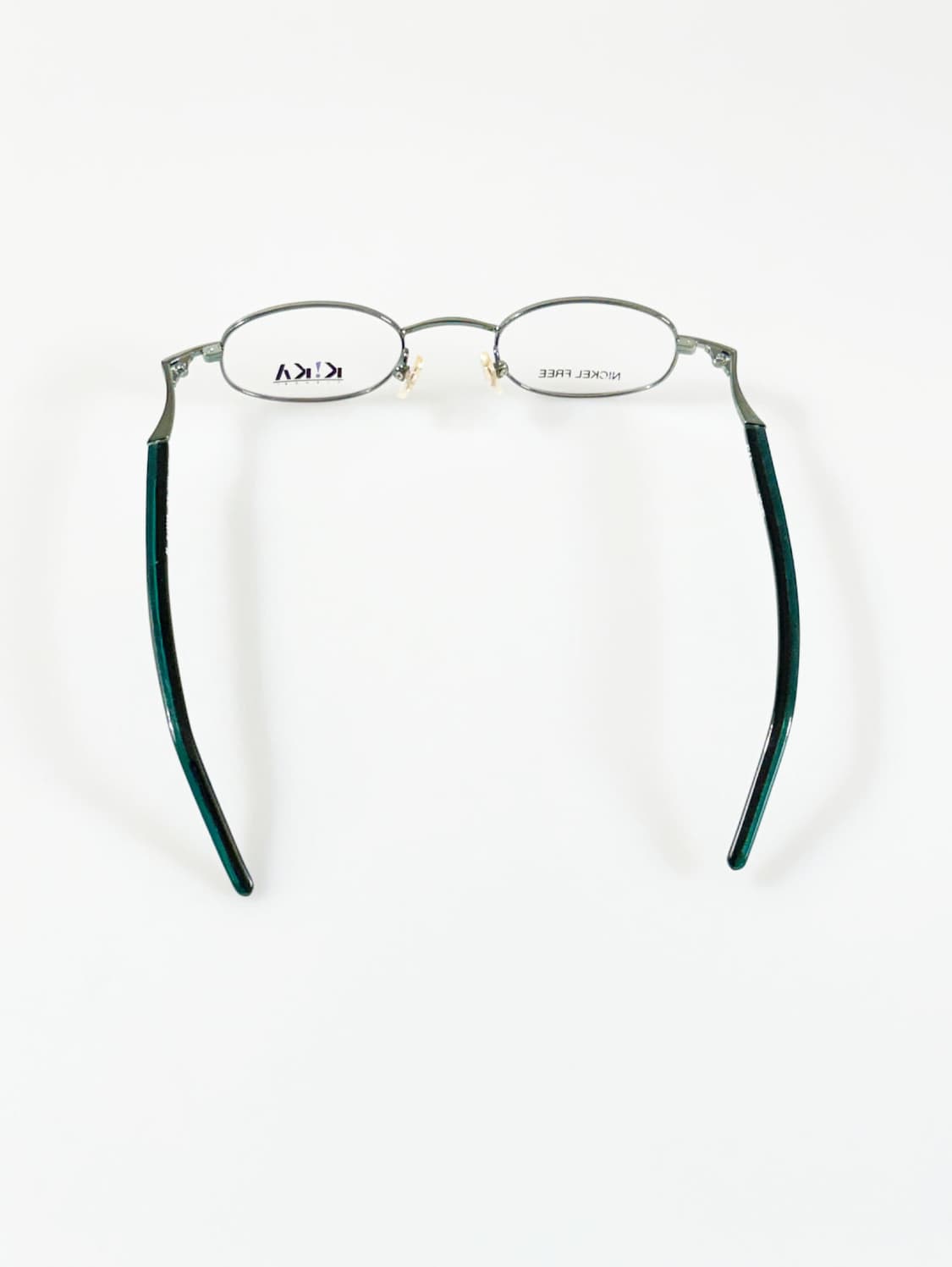 90s KIKA 슬림 오벌 메탈 프레임 빈티지 안경 상품이미지5