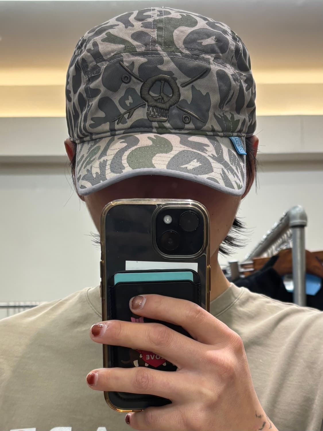 00s 스투시 스컬 카모 캠프캡  상품이미지5