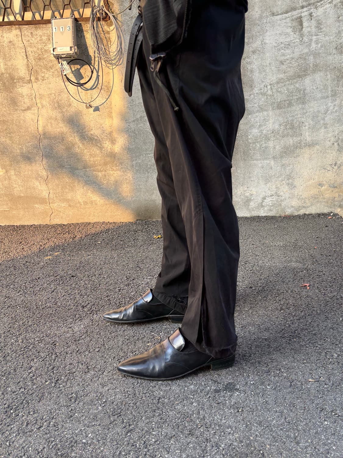 마르지엘라 고트 레더 재패니즈 로퍼 상품이미지3