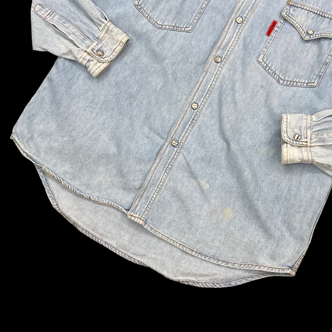 LUCKY STRIKE 빈티지 데님 웨스턴 셔츠 상품이미지4