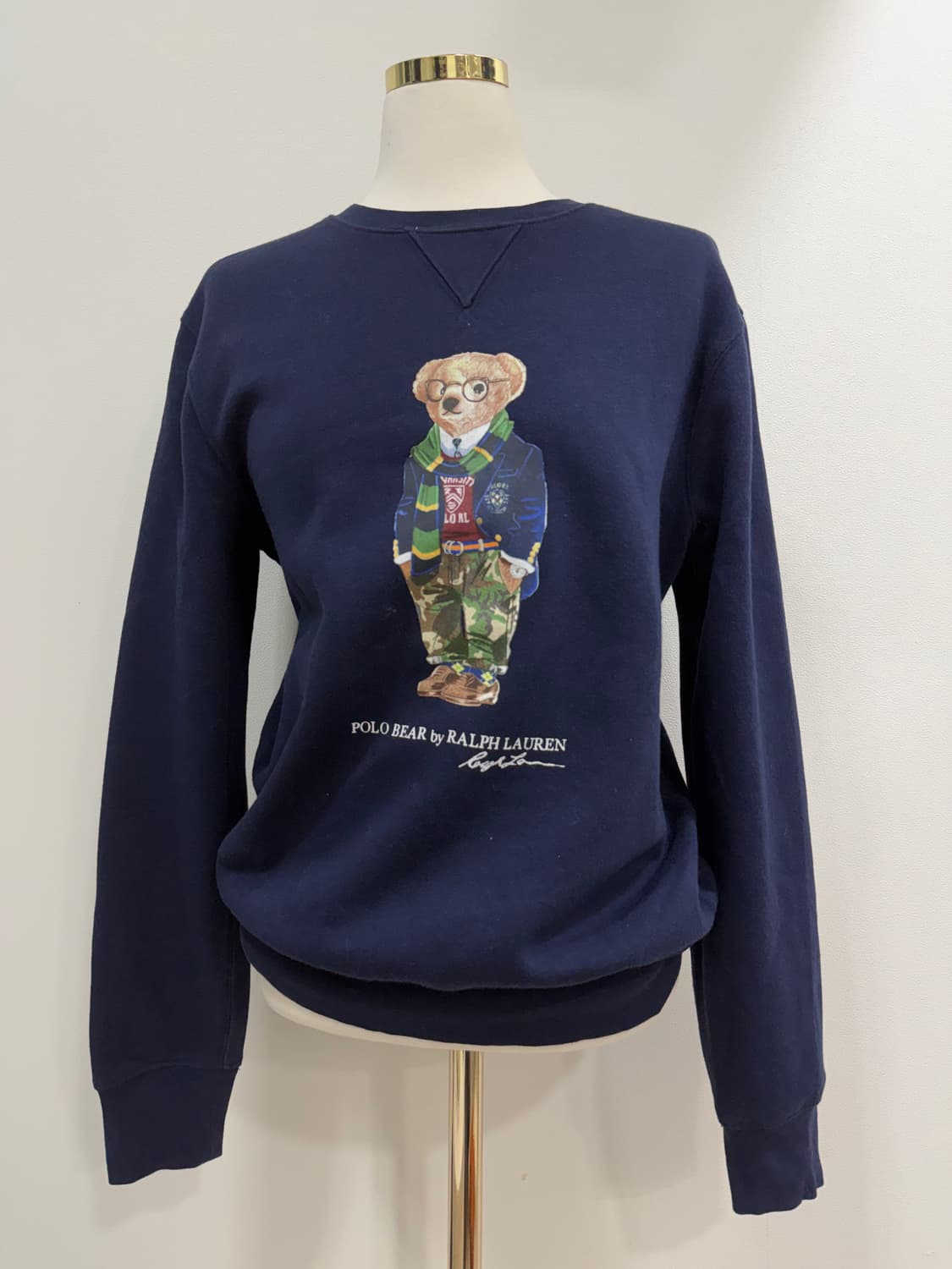 폴로 랄프로렌 베어 맨투맨 네이비 상품이미지1