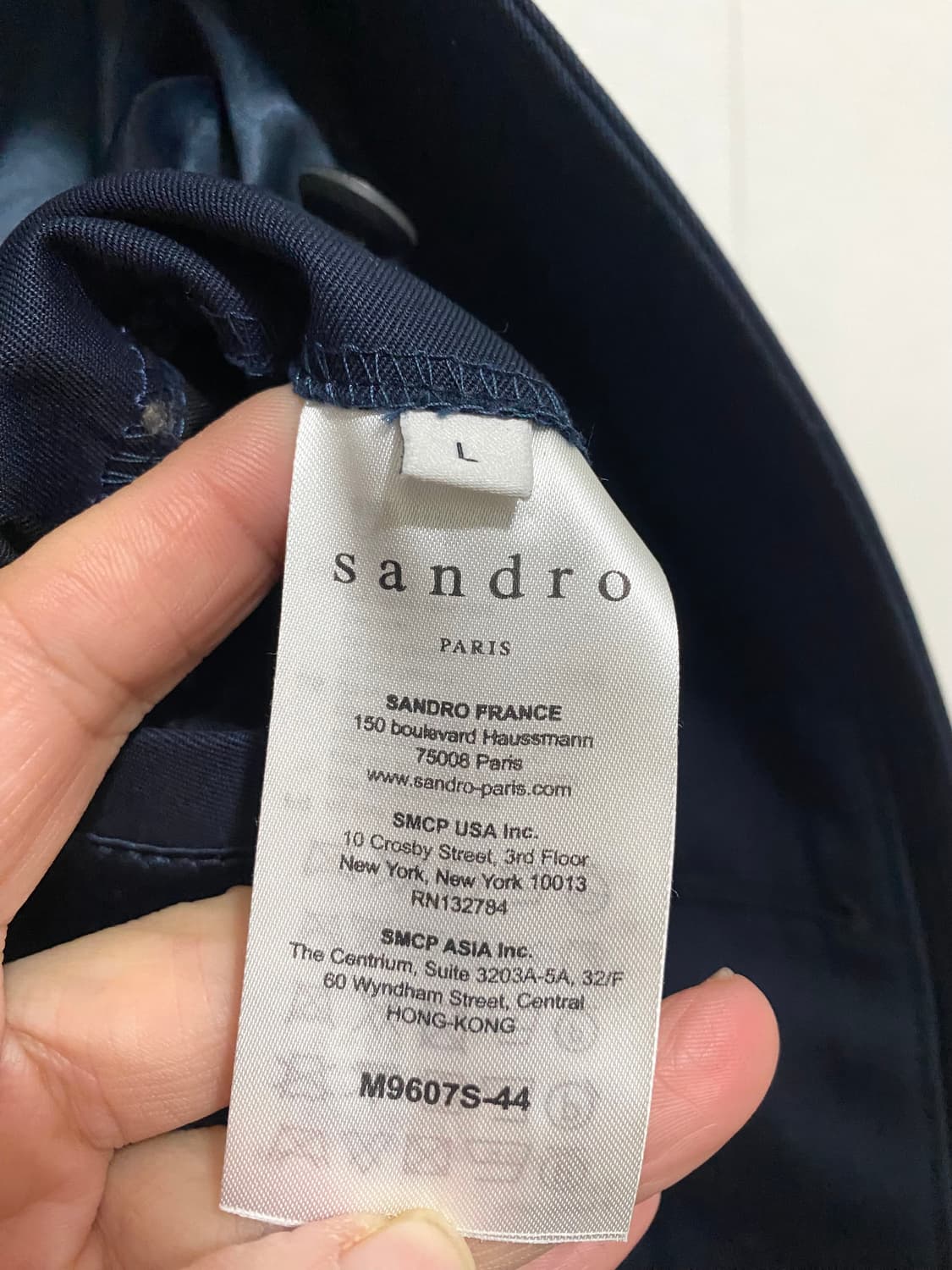 산드로 옴므 트렌치 코트 상품이미지3