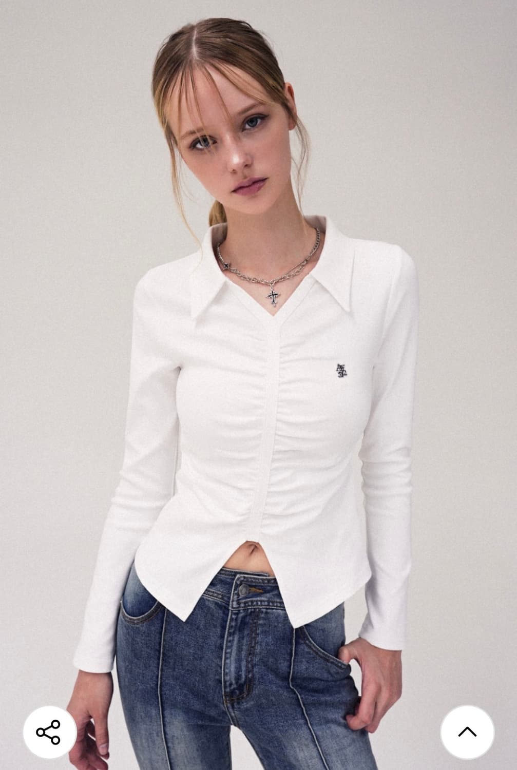 어반드레스 셔링 슬리브 상품이미지2