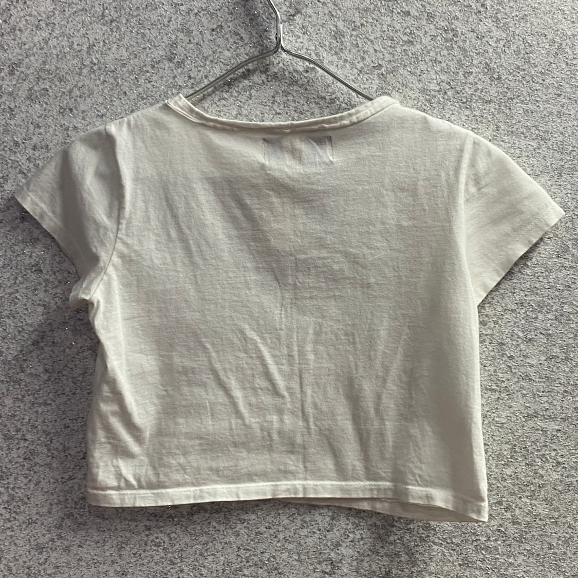 마뗑킴 빅로고 화이트 반팔티 B3792 상품이미지4