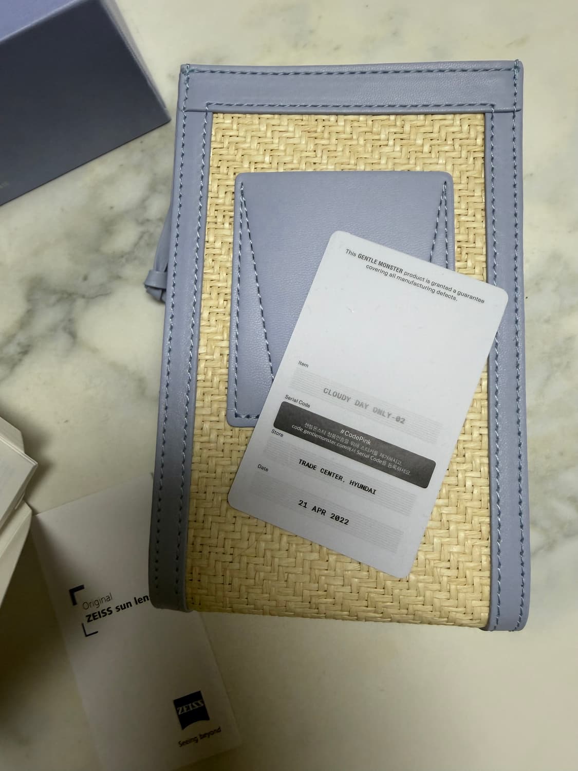 젠틀몬스터x제니 선글라스 케이스 새상품 상품이미지4