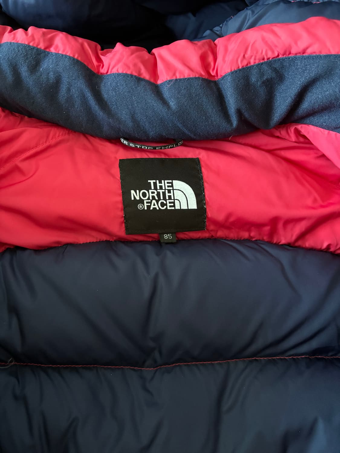 노스페이스 눕시700 핑크 패딩 상품이미지5