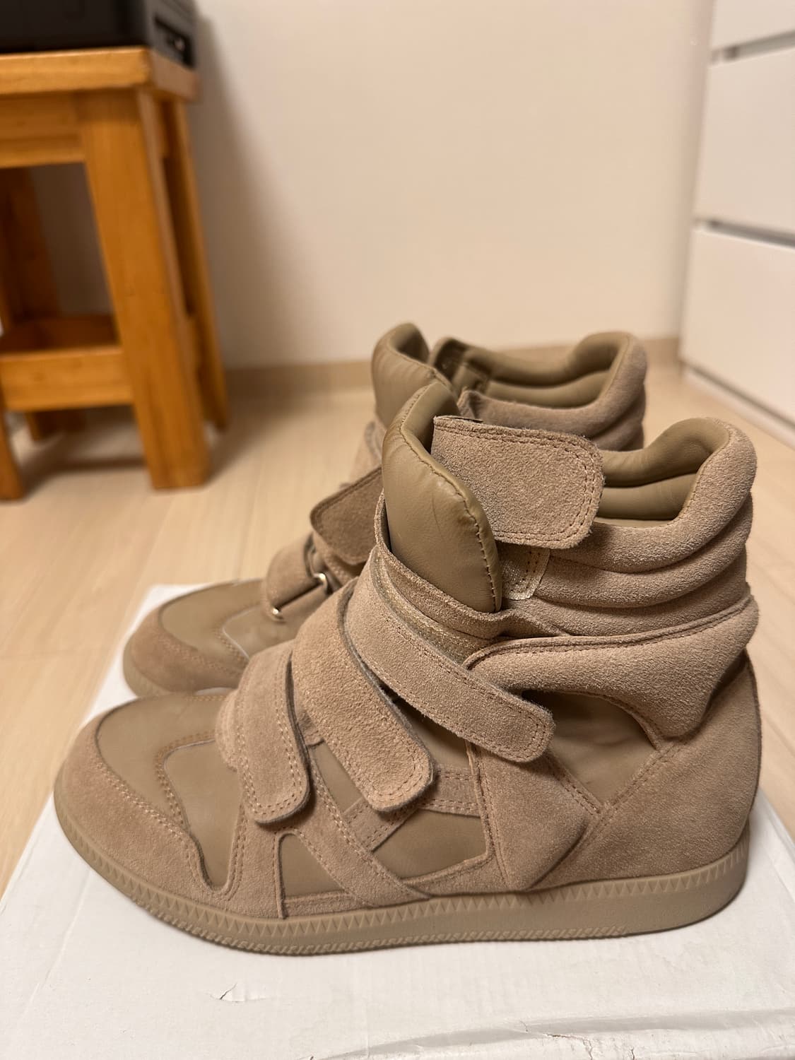 이자벨마랑st 소가죽 스웨이드 하이탑 스니커즈 상품이미지6