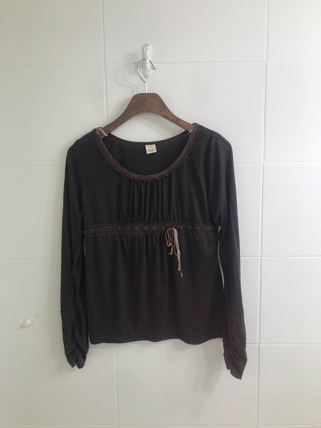 엑시즈팜 케이프 페어리 레이스 브라운 코디세트 상품이미지6