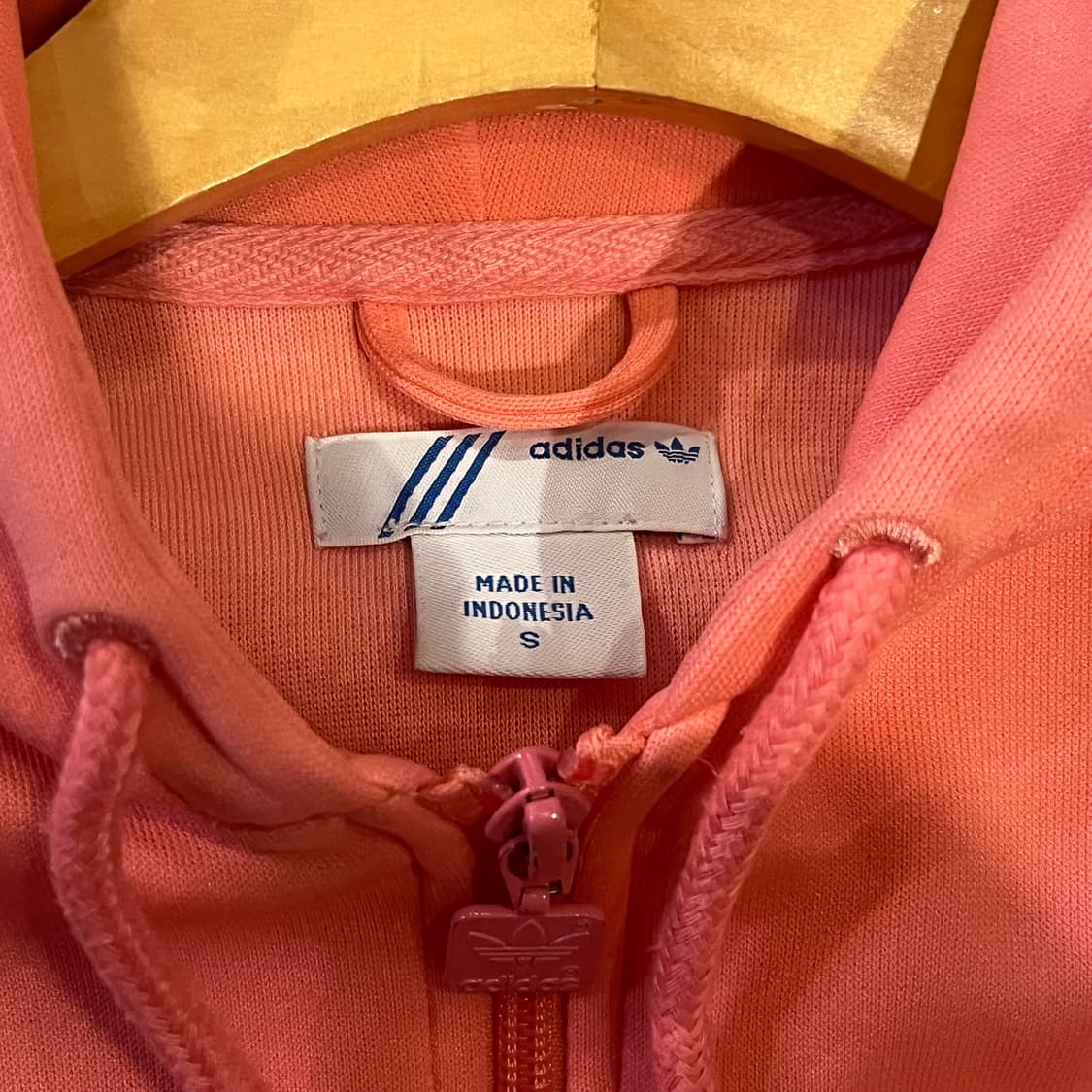 아디다스 딸기우유 핑크 후드져지 상품이미지2