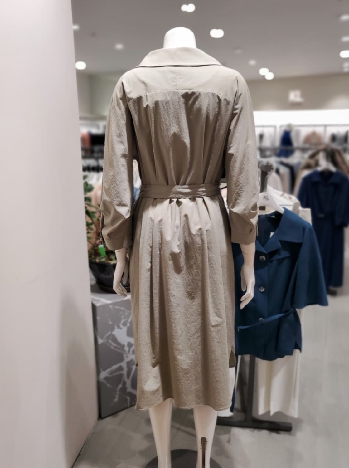 [66]케네스레이디 벨티드 셔츠형 원피스 상품이미지3