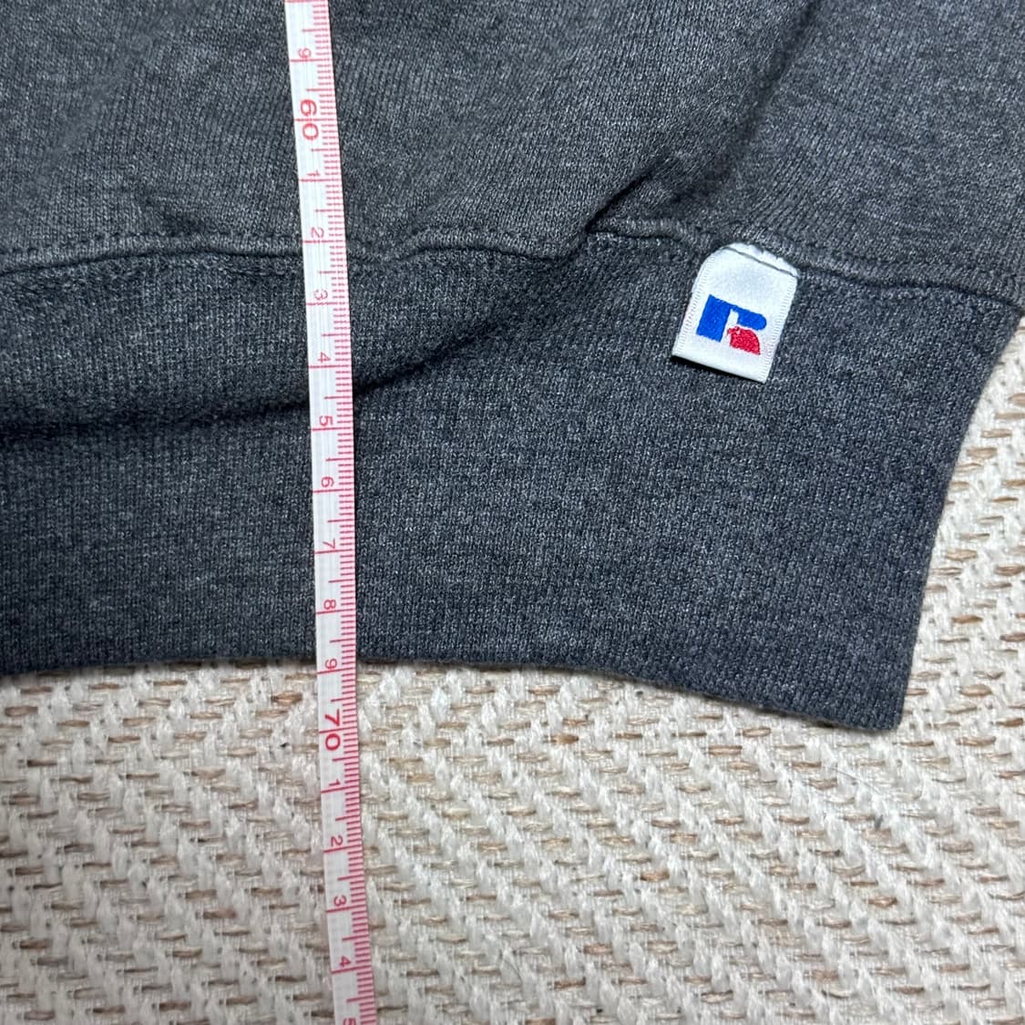 (XL) 90s 빈티지 러셀 애슬레틱 다크그레이 맨투맨 상품이미지4