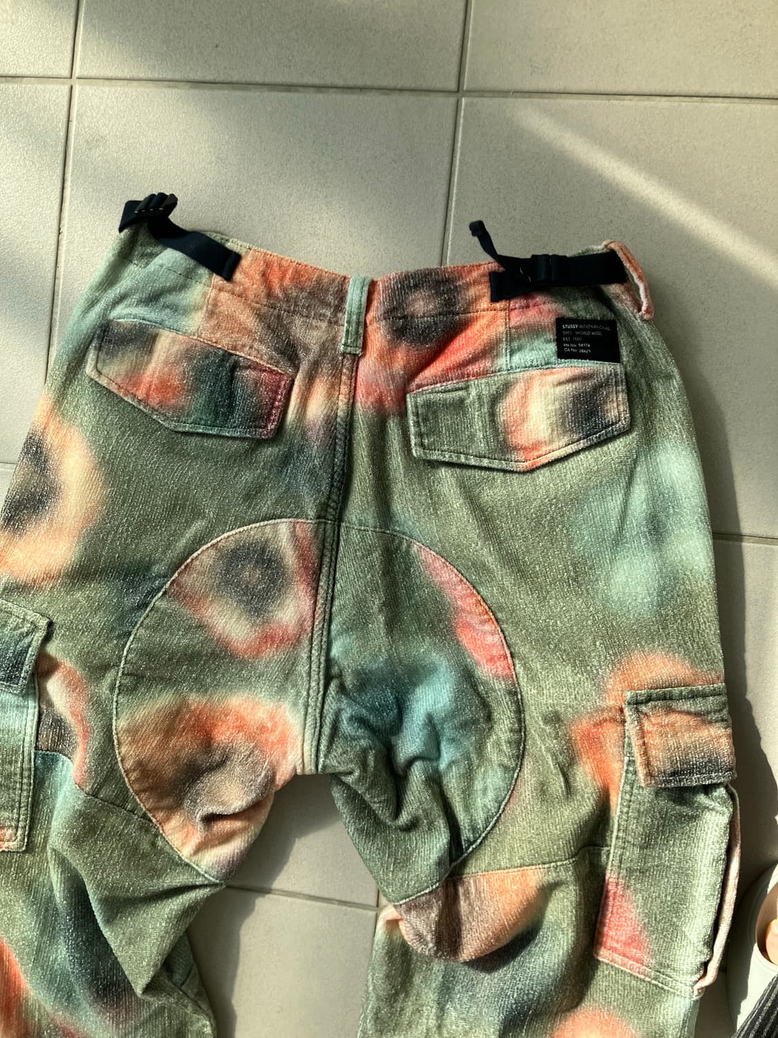 Stussy 스투시 코듀로이 플라워 카고 팬츠 상품이미지5