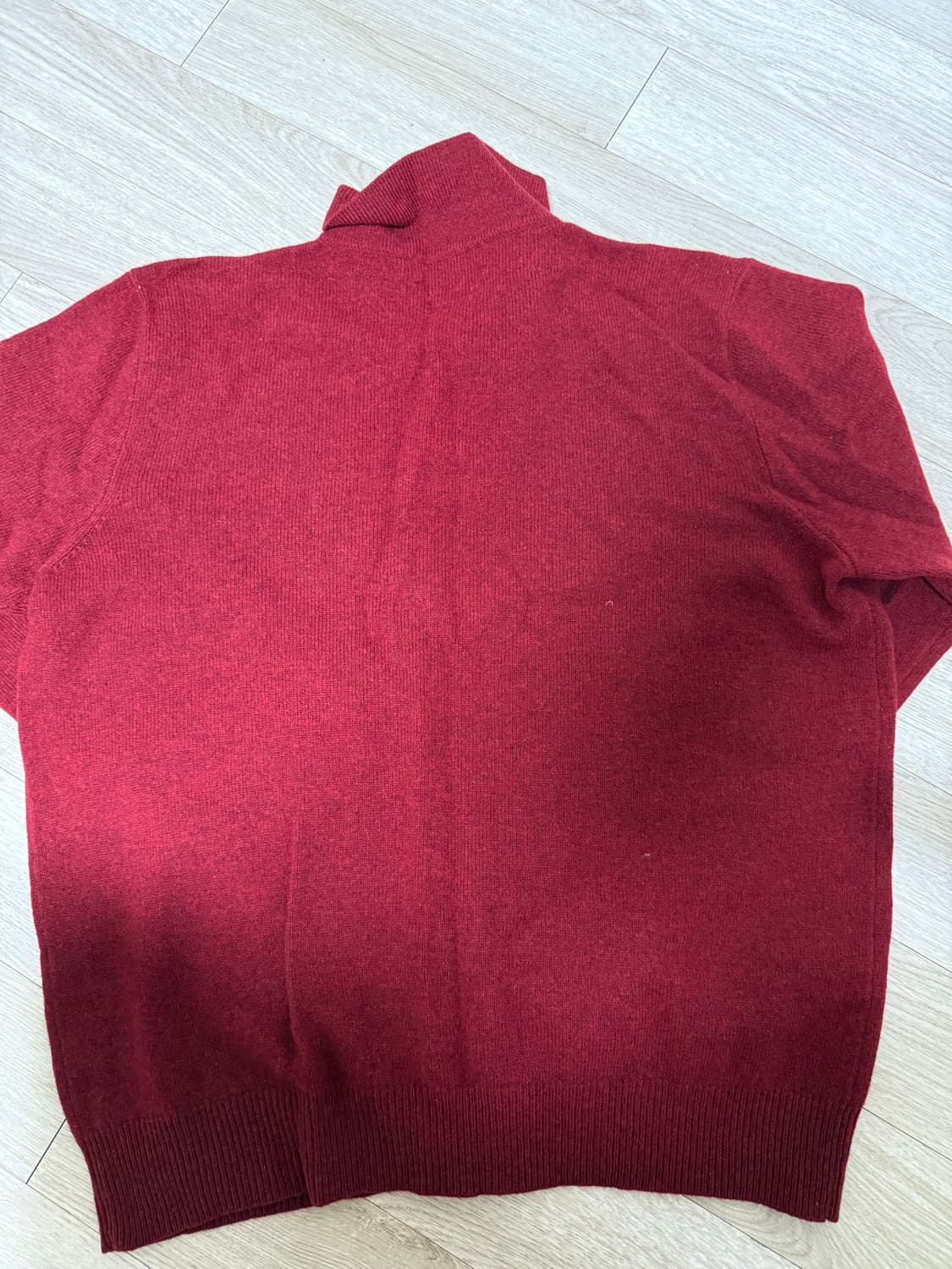 폴로 랄프로렌 램스울 니트 XL 버건디 상품이미지5