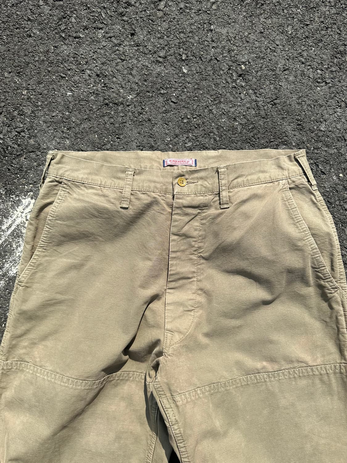 45RPM N.marine.D line canvas double knee 상품이미지6