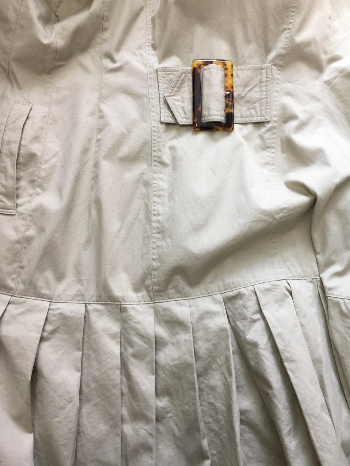 Trench Beige pleats dress  상품이미지6