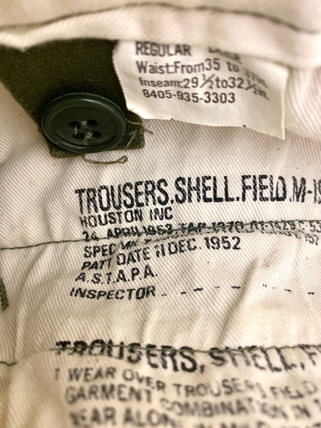 HOUSTON m-51 pants 휴스턴 하드 페이딩 M-51 쉘 팬츠 상품이미지10