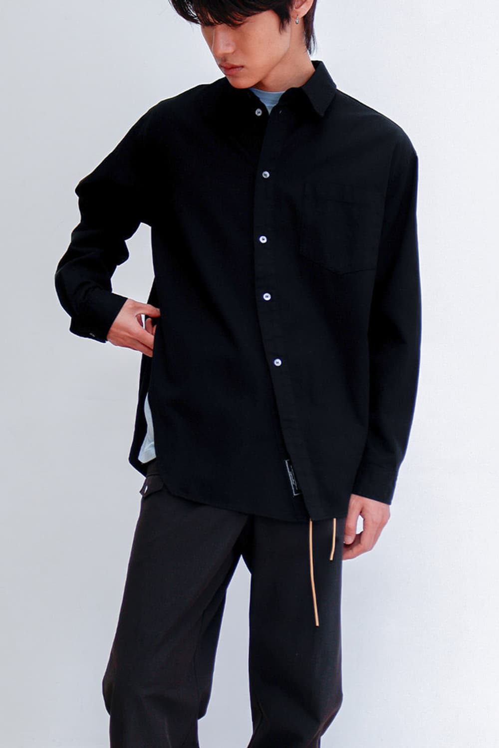 애니타임로릭 절개 셔츠 M 상품이미지1