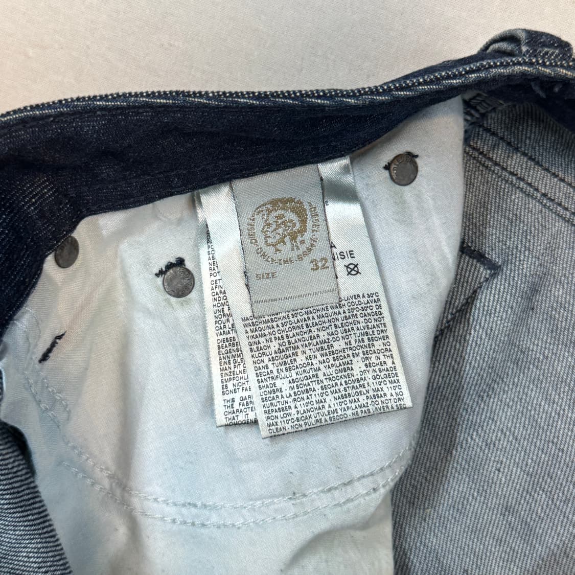 34inch) 디젤 DIESEL 웨스턴 부츠컷 데님 청바지 상품이미지10