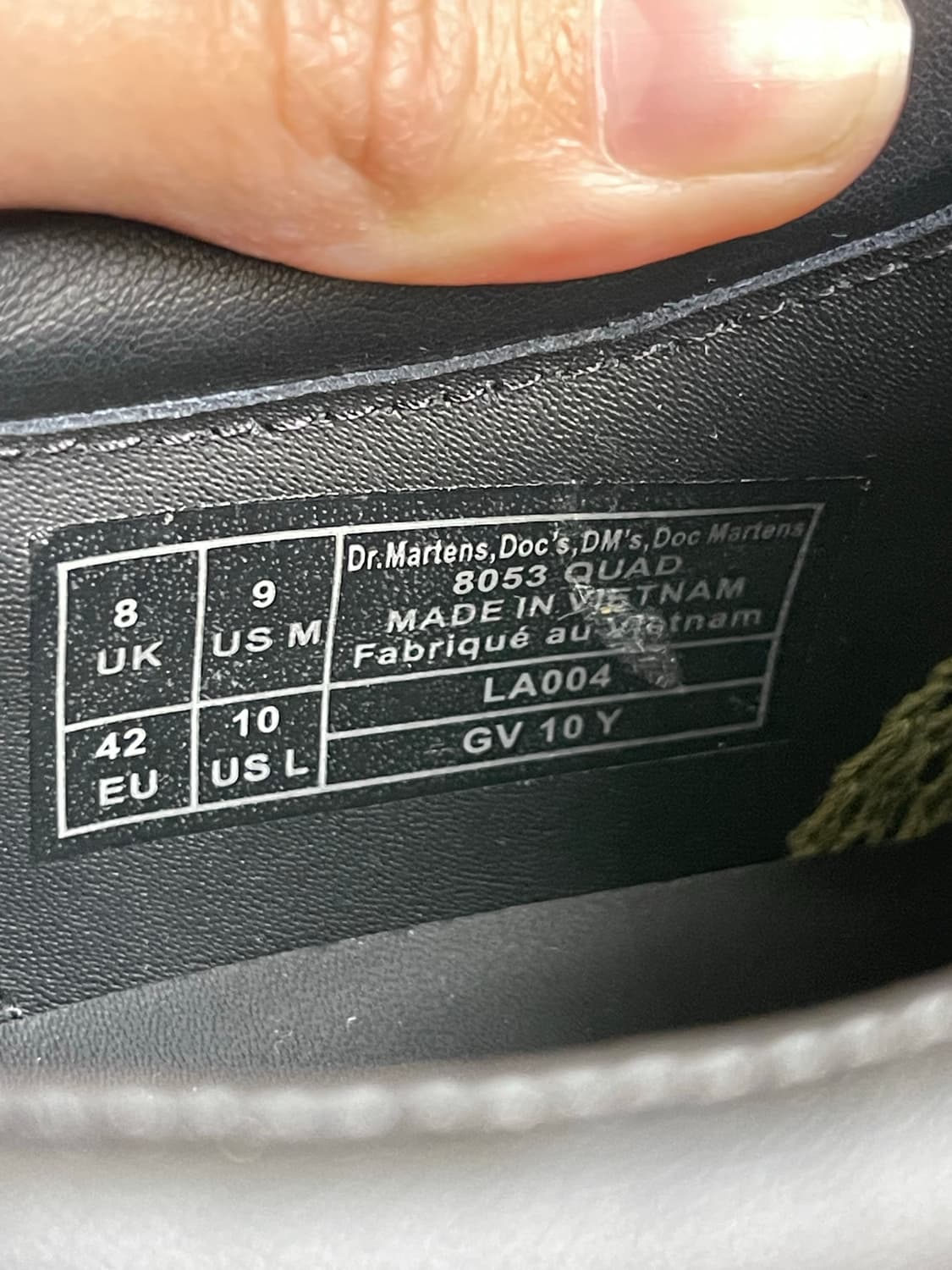 [42] 닥터마틴 8053 QUAD BEX || 270-275 (연카키) 상품이미지5