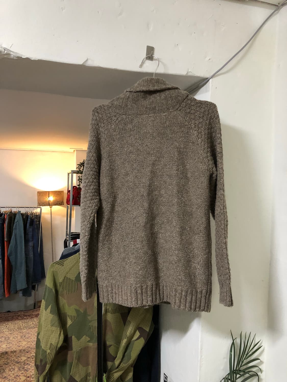 Japanese vintage 브라운 니트 상품이미지2