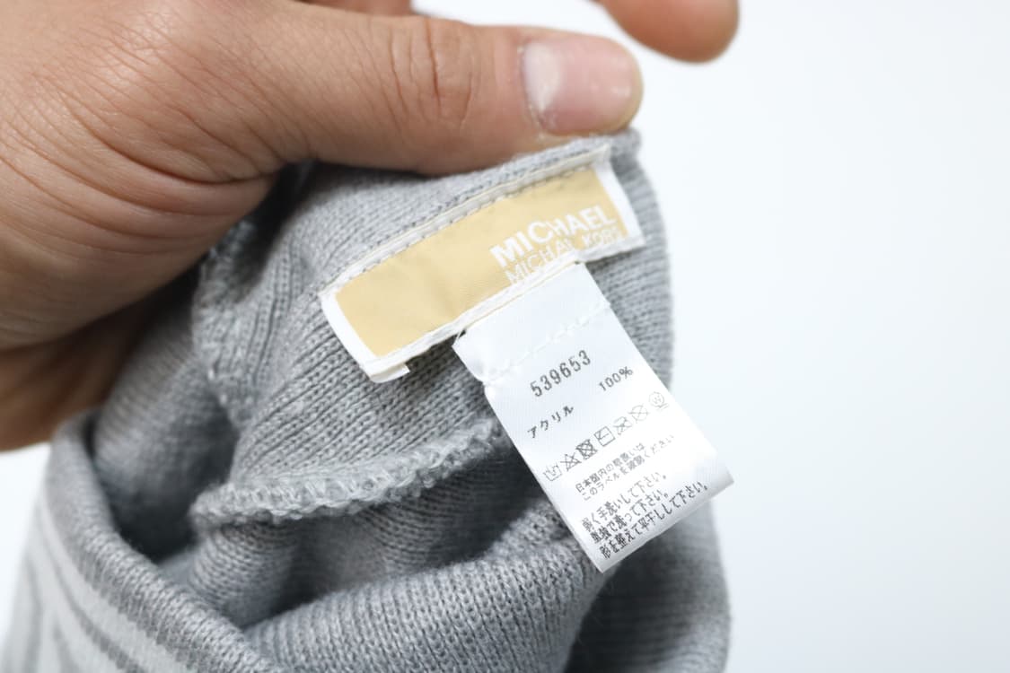 마이클코어스 빈티지 KORS 로고 배색 니트 비니 (FREE) 상품이미지5