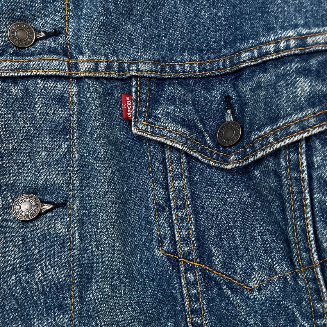 90s levis 리바이스 3세대 데님 트러커 지켓 70650-0217 상품이미지3
