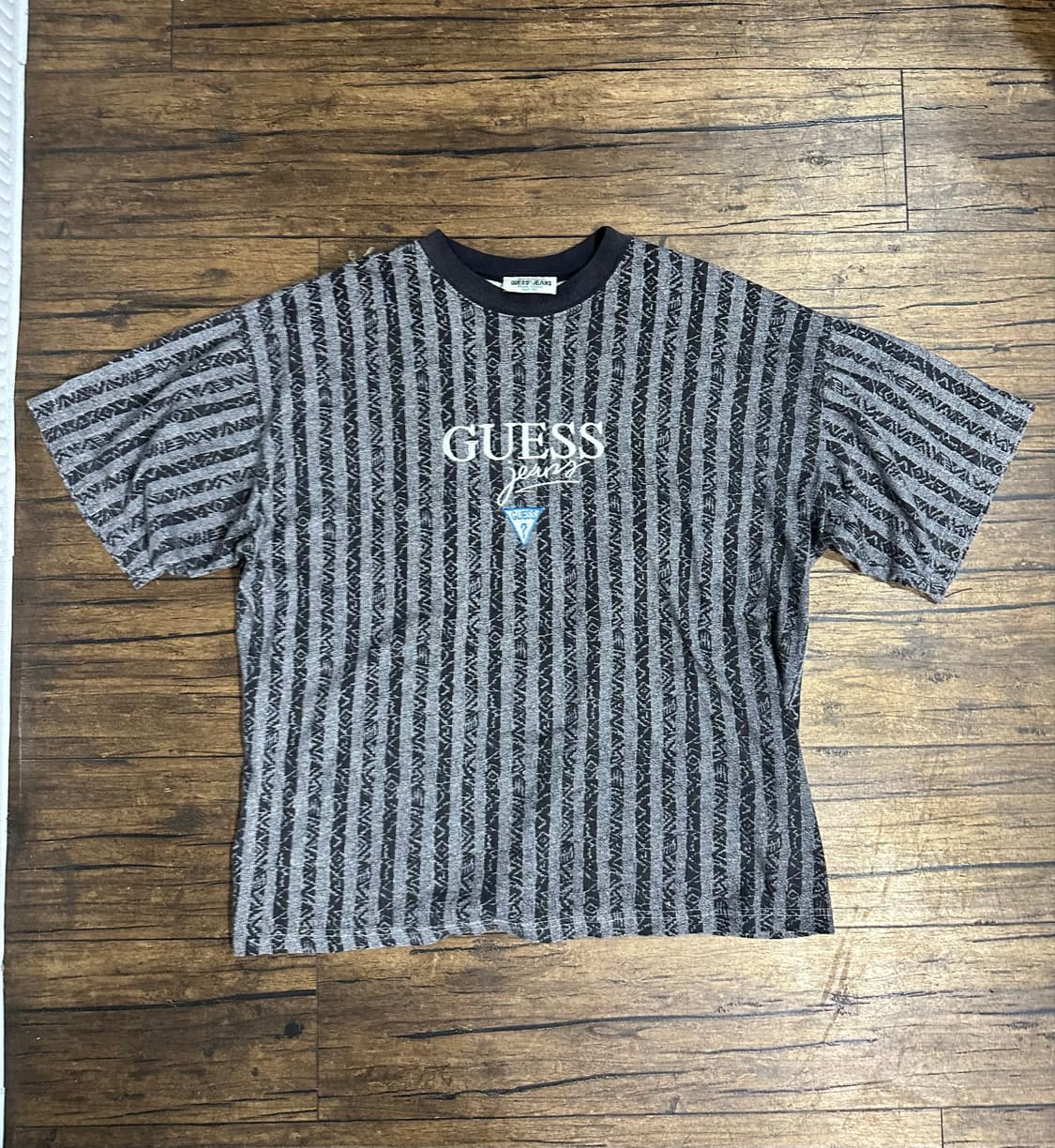 게스 진스 GUESS JEANS 90s 빈티지 자카드 빅로고 XL 상품이미지2