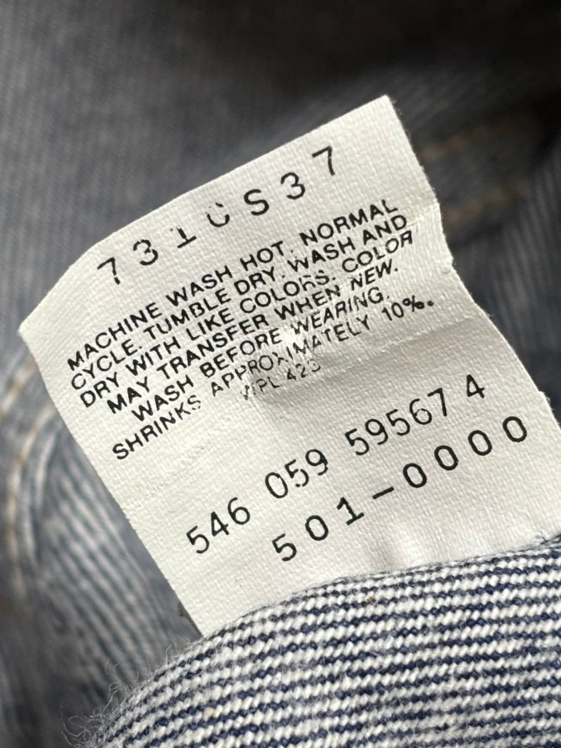 90‘s 리바이스 501xx made in USA 데님팬츠 상품이미지9