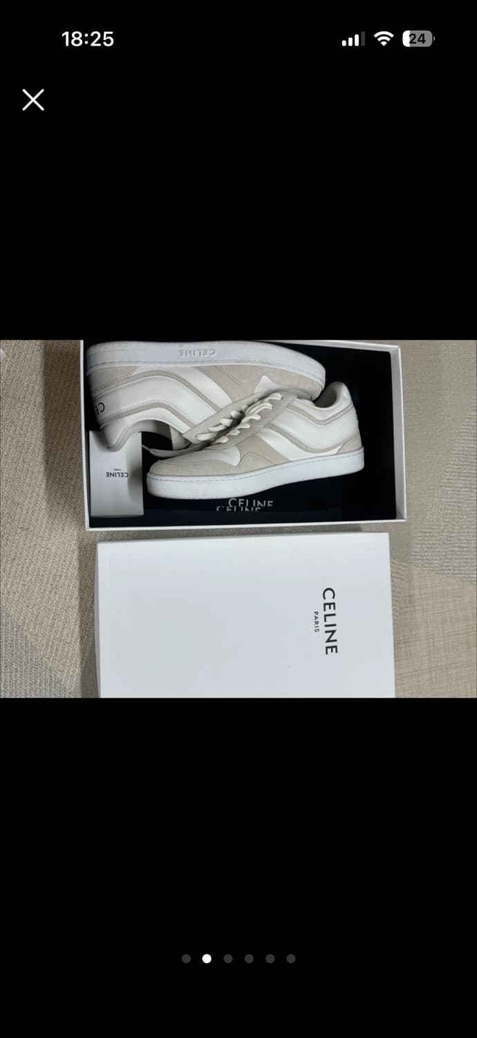 셀린느 트레이너 로우 레이스업 스니커즈 260mm 상품이미지2