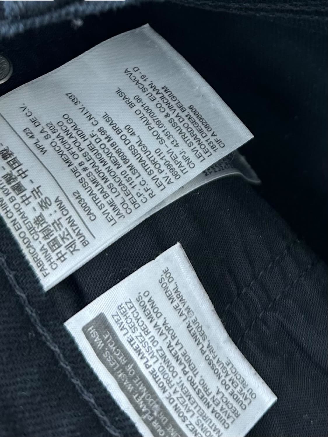 리바이스 블랙데님 (32) 상품이미지5