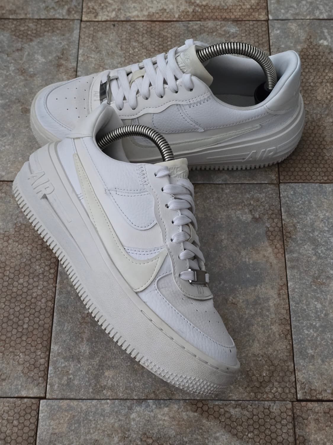 (225)나이키 에어포스 1 플랫폼 화이트 상품이미지8