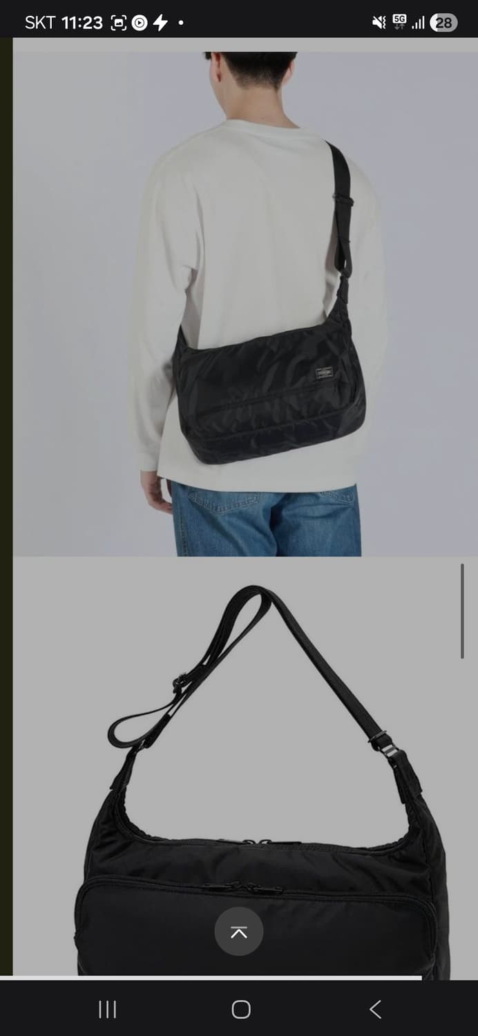 포터 플래시 숄더백 블랙 상품이미지7