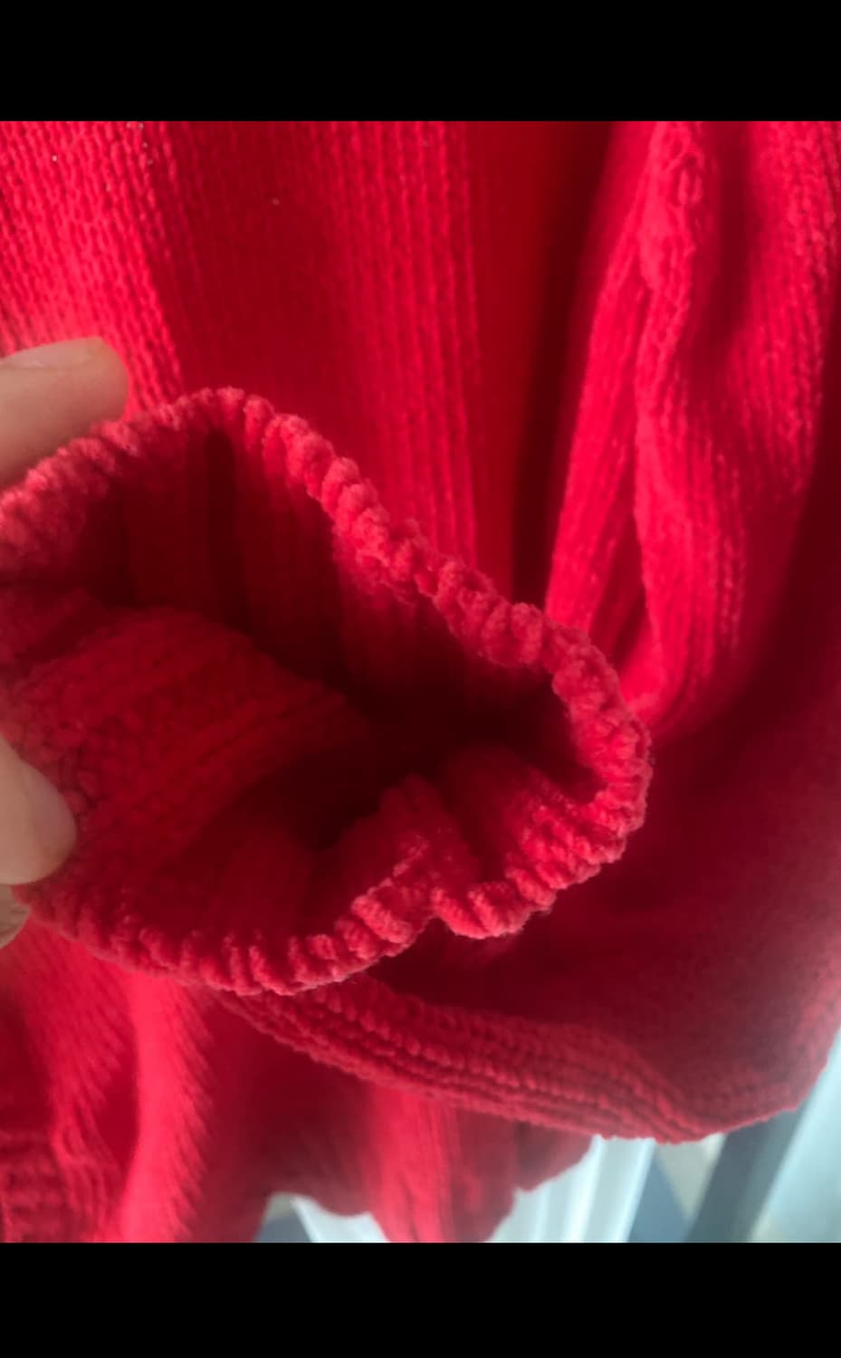 undercover 언더커버 원포켓 레드니트 상품이미지4