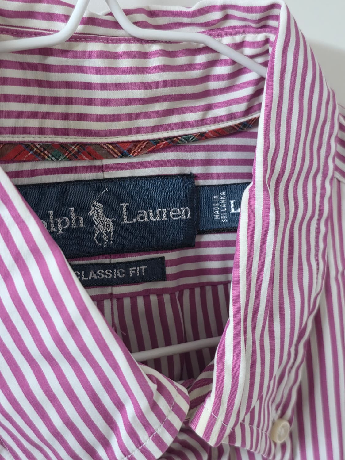랄프 로렌 클래식 핏 L 스트라이프 셔츠 상품이미지3