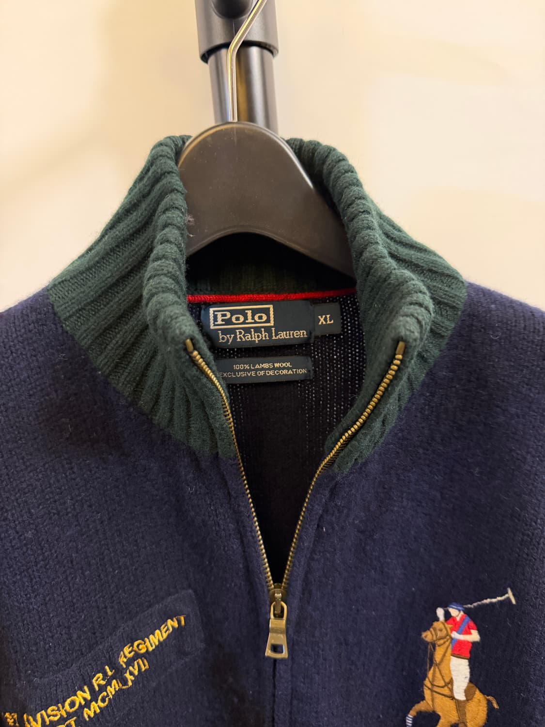 폴로 빅포니 램스울 니트집업 상품이미지5