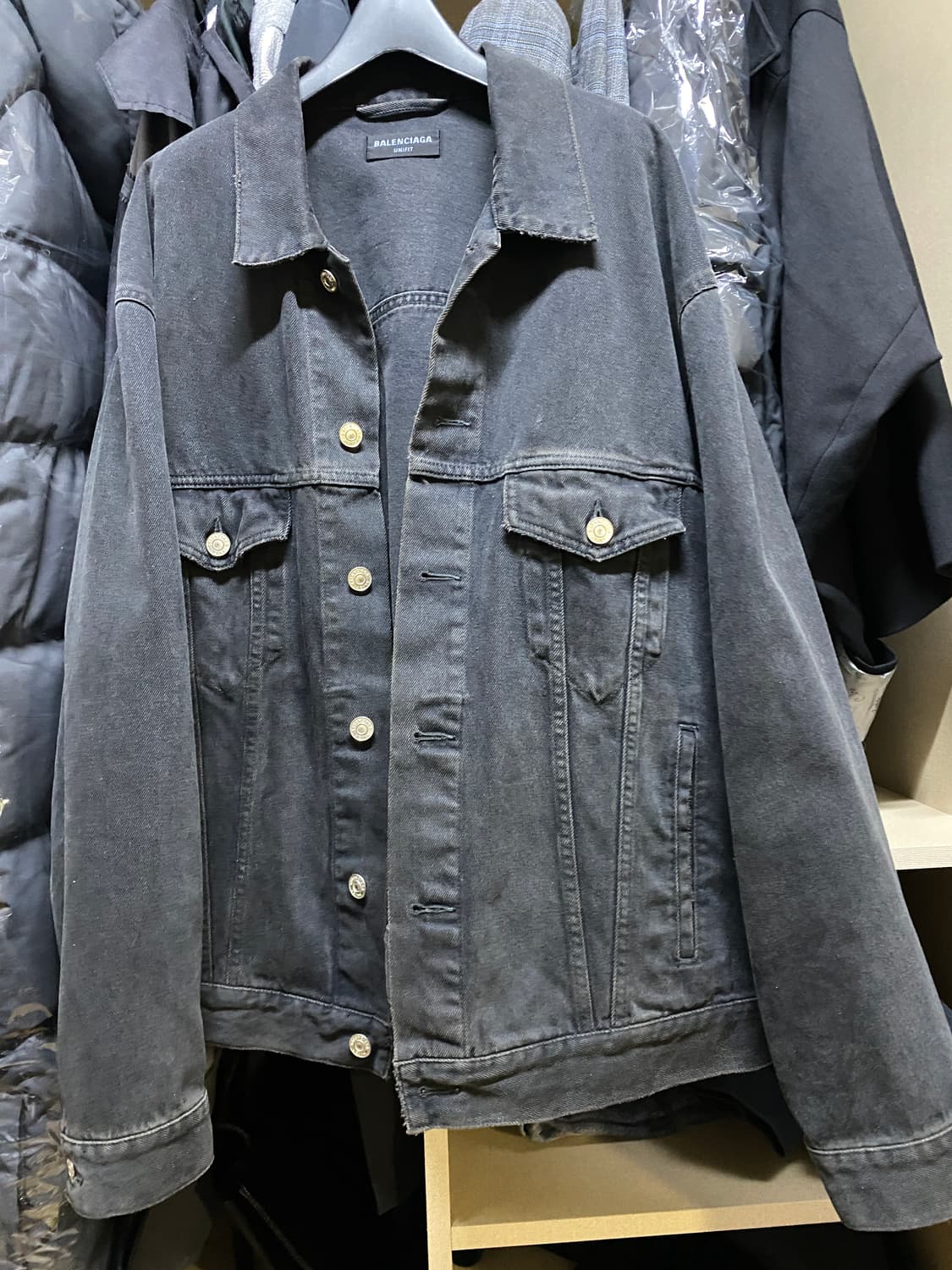 발렌시아가 스프레이 데님 자켓  상품이미지2