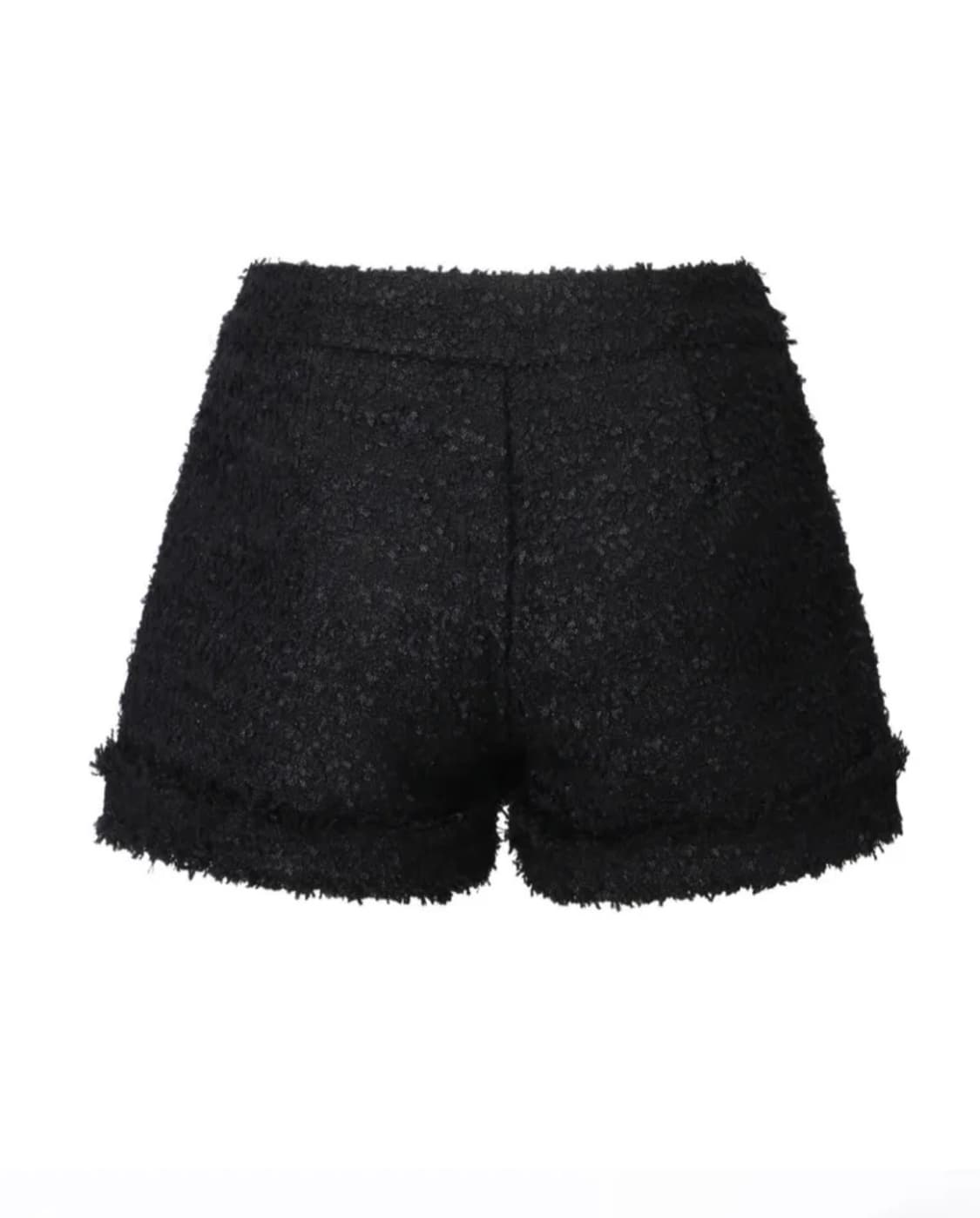 카키포인트 앤티크 트위드 쇼츠 블랙 2 상품이미지3