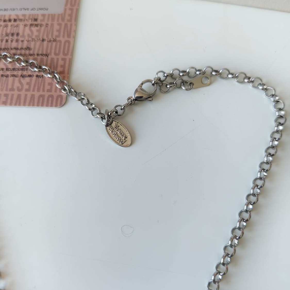 비비안웨스트우드 레어 빅디아망떼 목걸이 상품이미지3