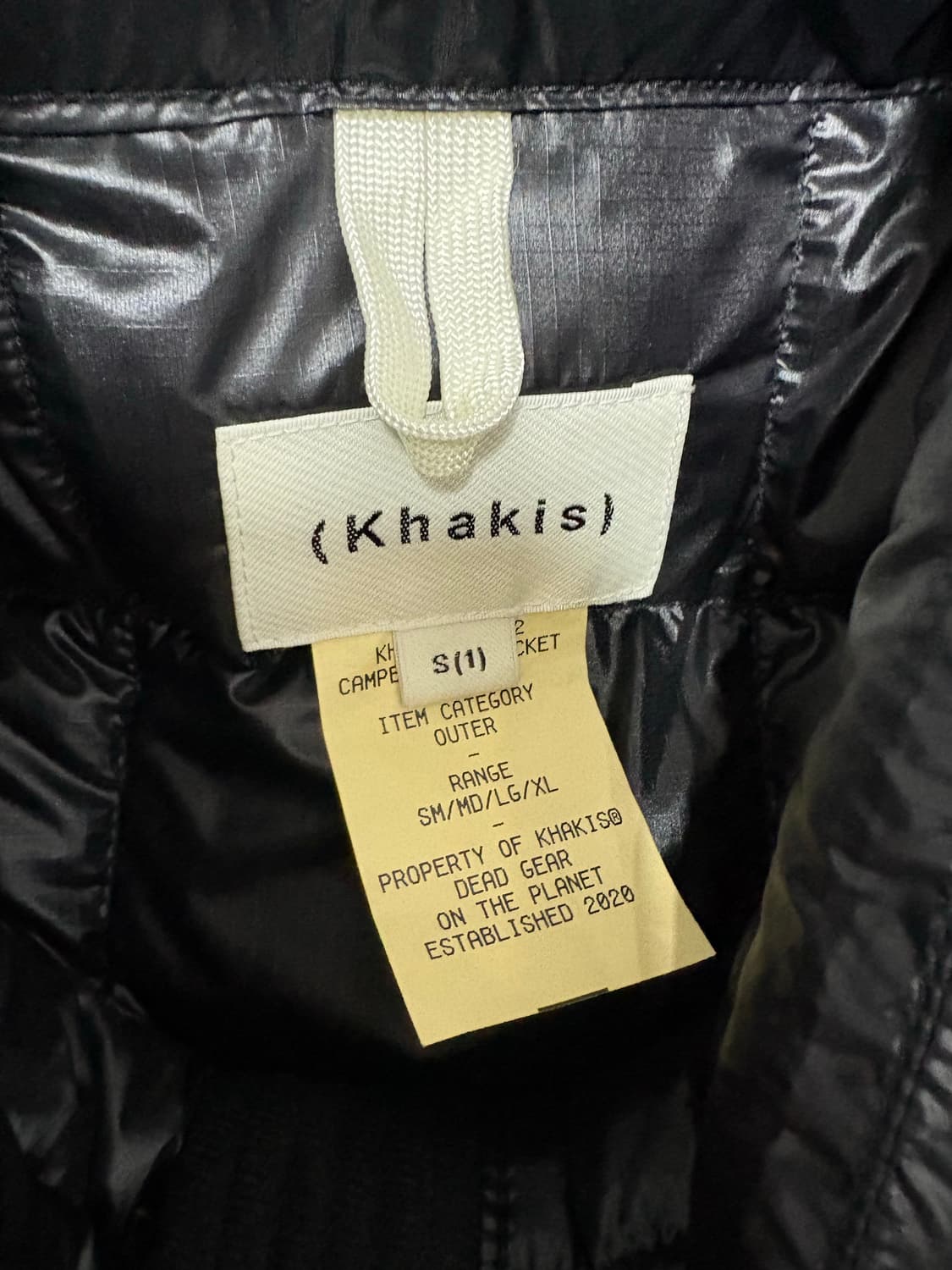 카키스 다운 패딩 자켓(S)(새 상품 급) 상품이미지2