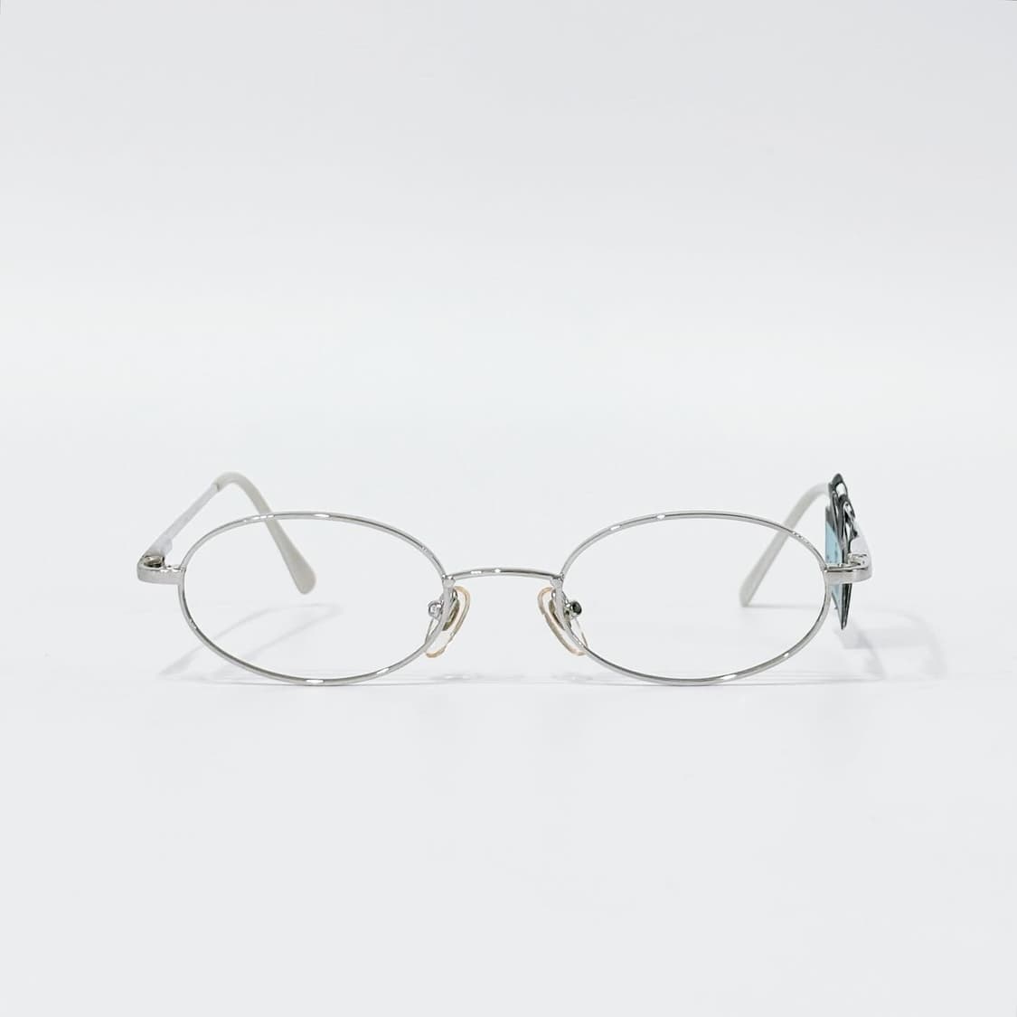 키지클럽 SAMWON 실버 오벌 데드스탁 빈티지안경 상품이미지1