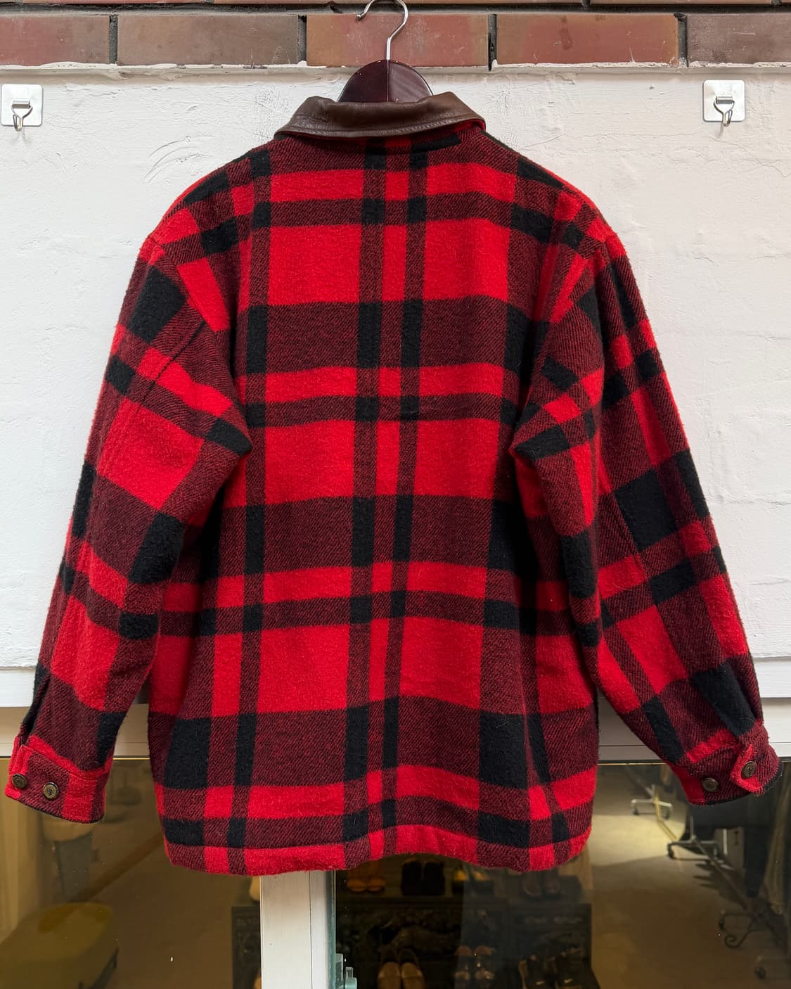 Cubic Measure 버팔로 체크 울 블렌드 자켓 M 상품이미지10