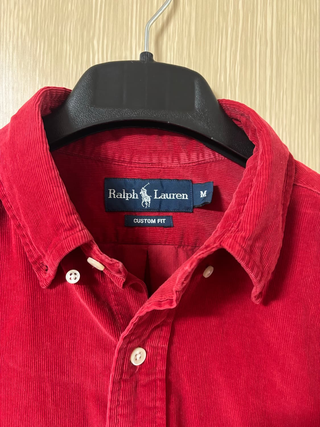 폴로 랄프로렌 코듀로이 셔츠 레드 상품이미지2