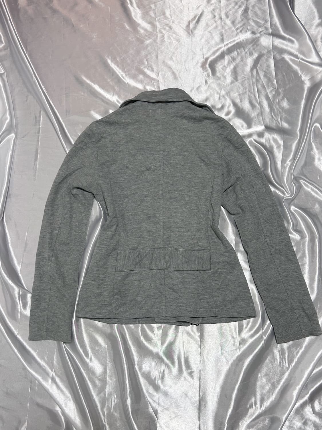 gray y2k buttons zip-up 상품이미지7