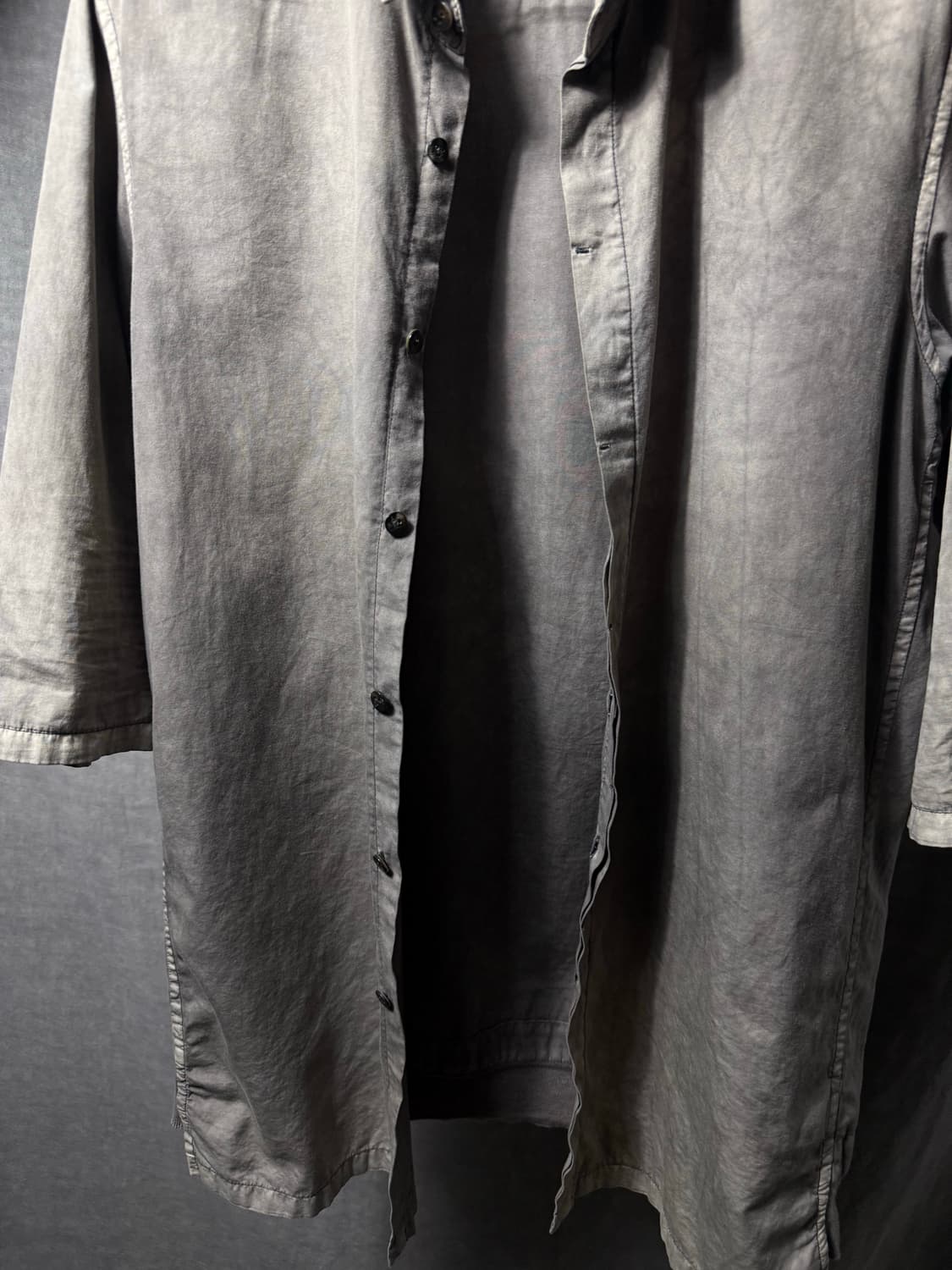 THE VIRIDI-ANNE Garment Dyed 3/4 Shirt 상품이미지10