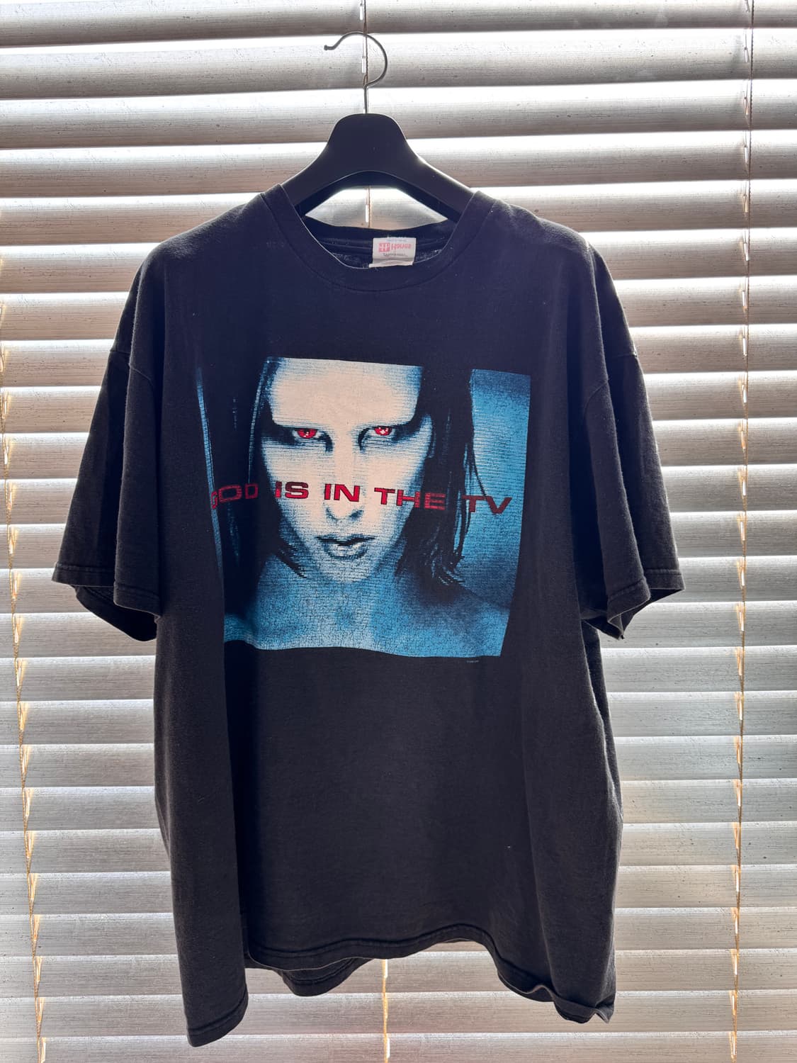 [XL] 90s 마릴린 맨슨 God is in the TV 밴드티 상품이미지2